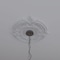 Ekena Millwork Attica PVC Medallion (Canopies up to 5 5/8"), 16"OD x 3 1/2"ID x 1"P, UltraCover Satin Blossom White CMP16ATGBW - alternate 9